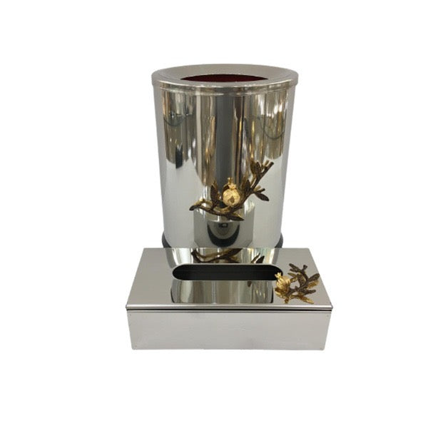 WB932 Orchid DustBin Set